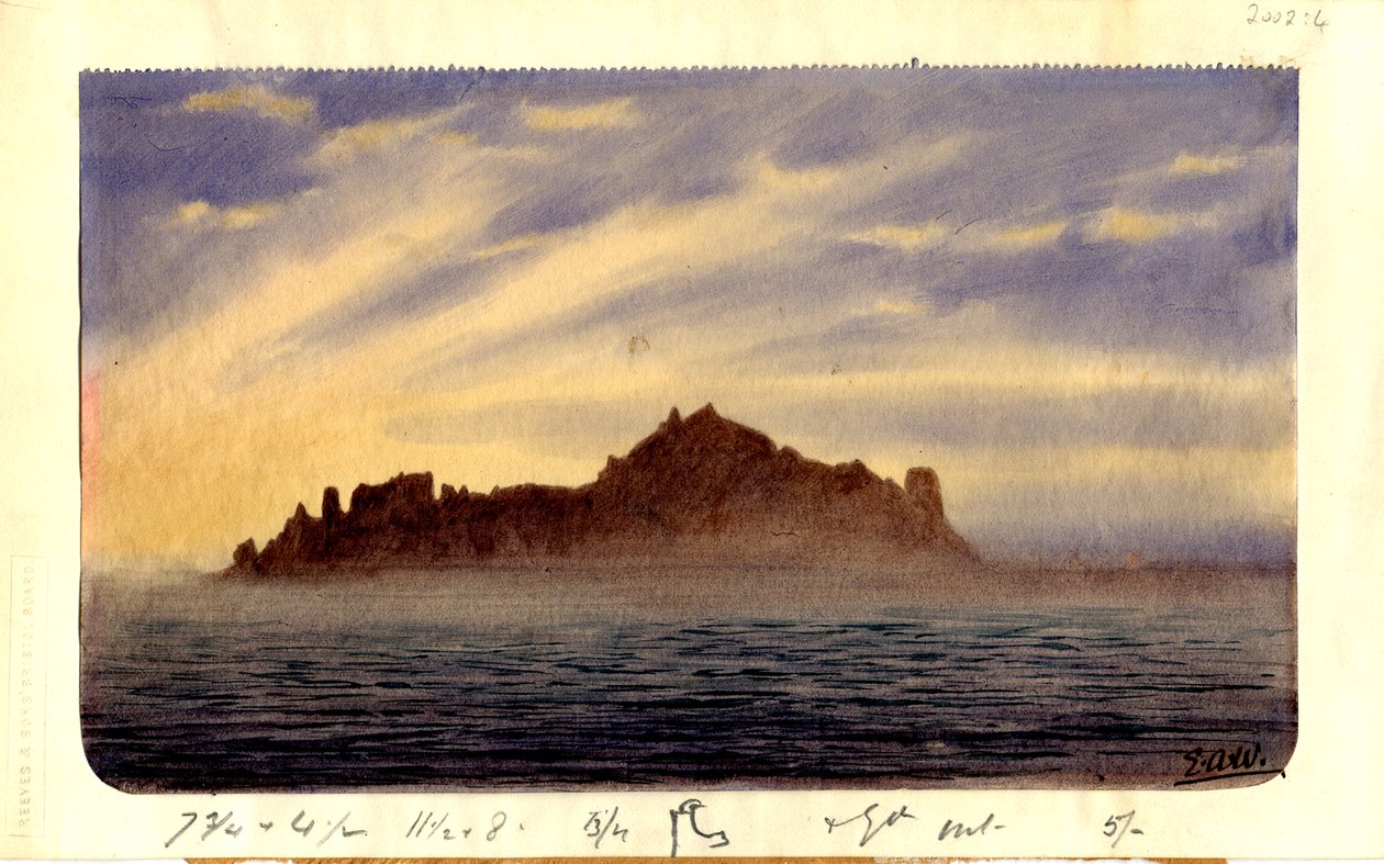 Etelä Trinidad, 1901 (wc paperilla) tekijältä Edward Adrian Wilson