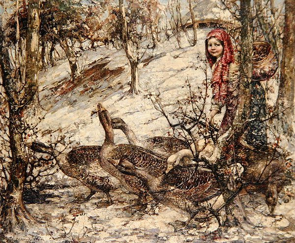Hanhityttö tekijältä Edward Atkinson Hornel