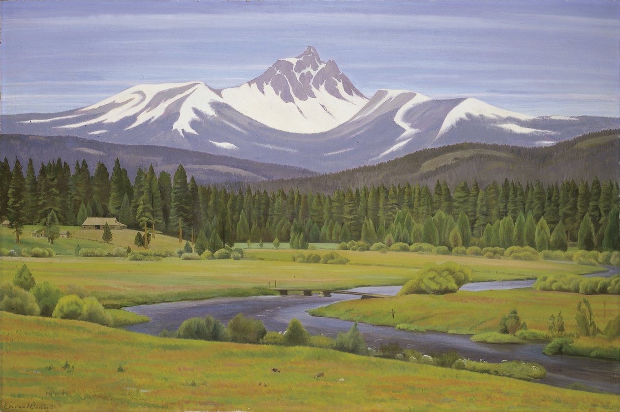 Cascade-vuorilla, 1931. tekijältä Edward Bruce