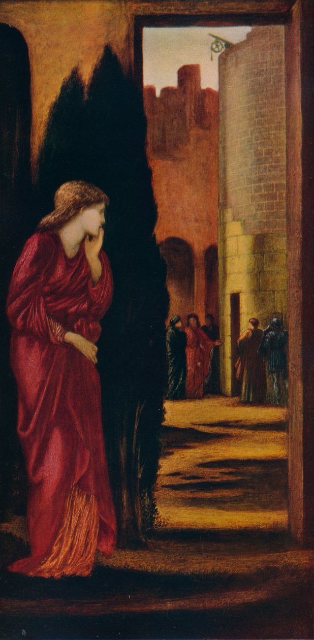Danaë ja röyhkeä torni, 1872. tekijältä Edward Burne Jones
