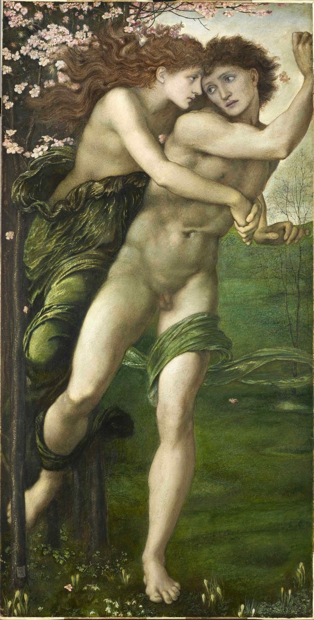 Phyllis ja Demophoon, 1870 tekijältä Edward Burne Jones