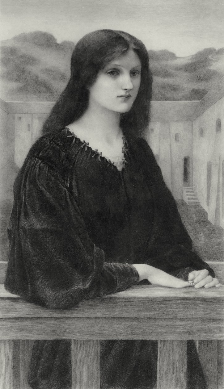 Ilta Hiljainen tekijältä Edward Coley (after) Burne Jones