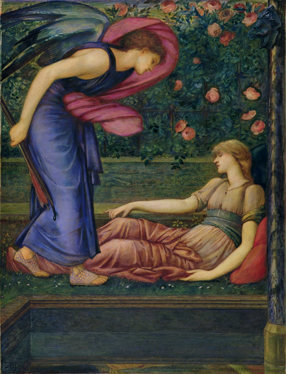 Cupid ja Psyche tekijältä Edward Coley Burne Jones