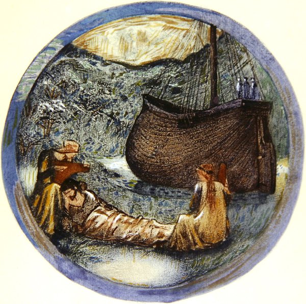 Kukkakirja: XXXV. Meadow Sweet tekijältä Edward Coley Burne Jones