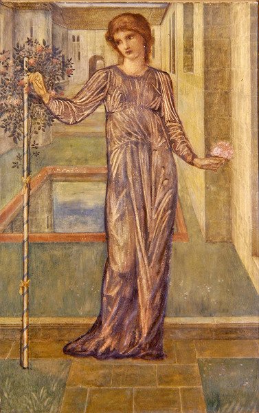 Garland (guassi paperille) tekijältä Edward Coley Burne Jones