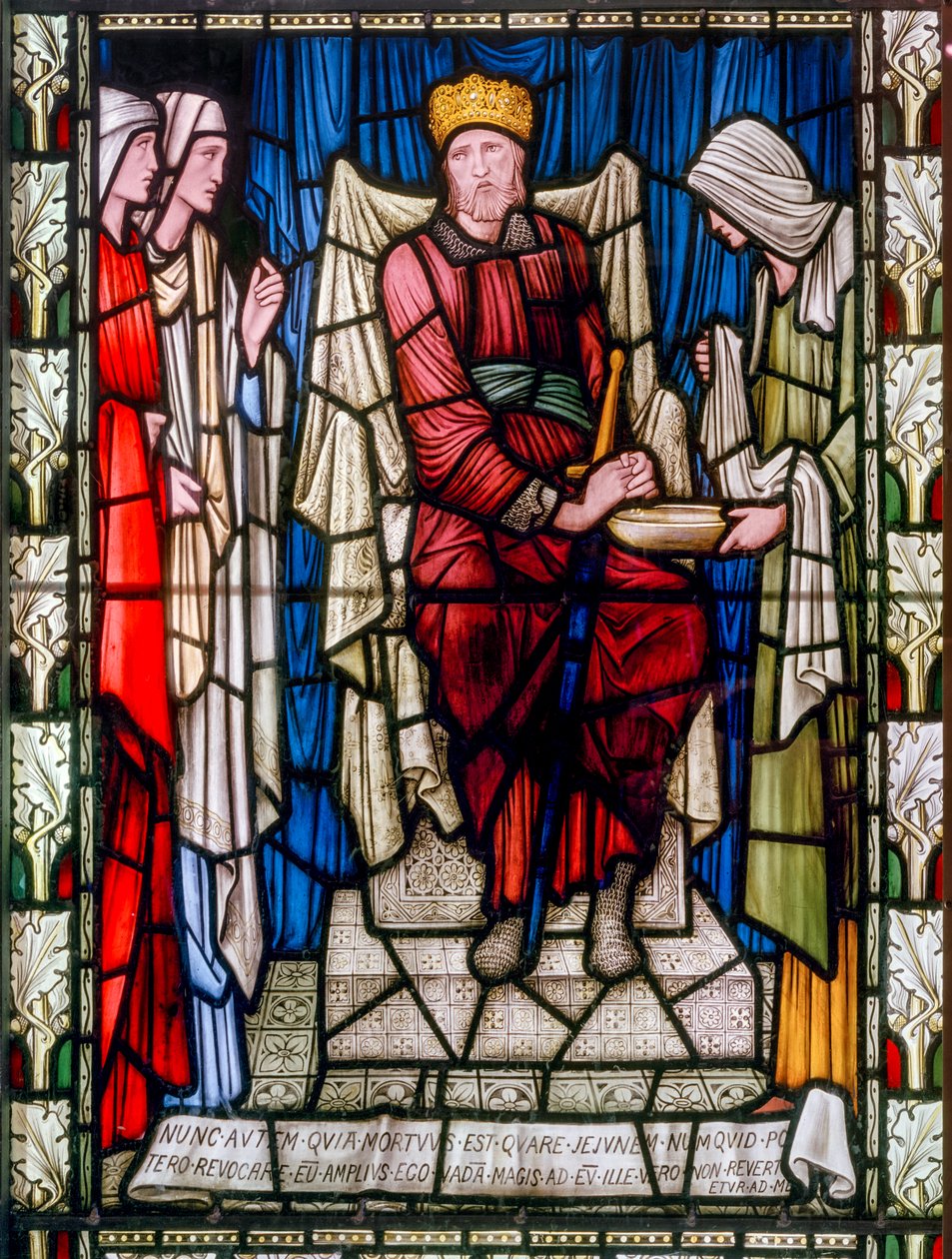 David Consoled, n. 1896 (lasimaalaus) tekijältä Edward Coley Burne Jones