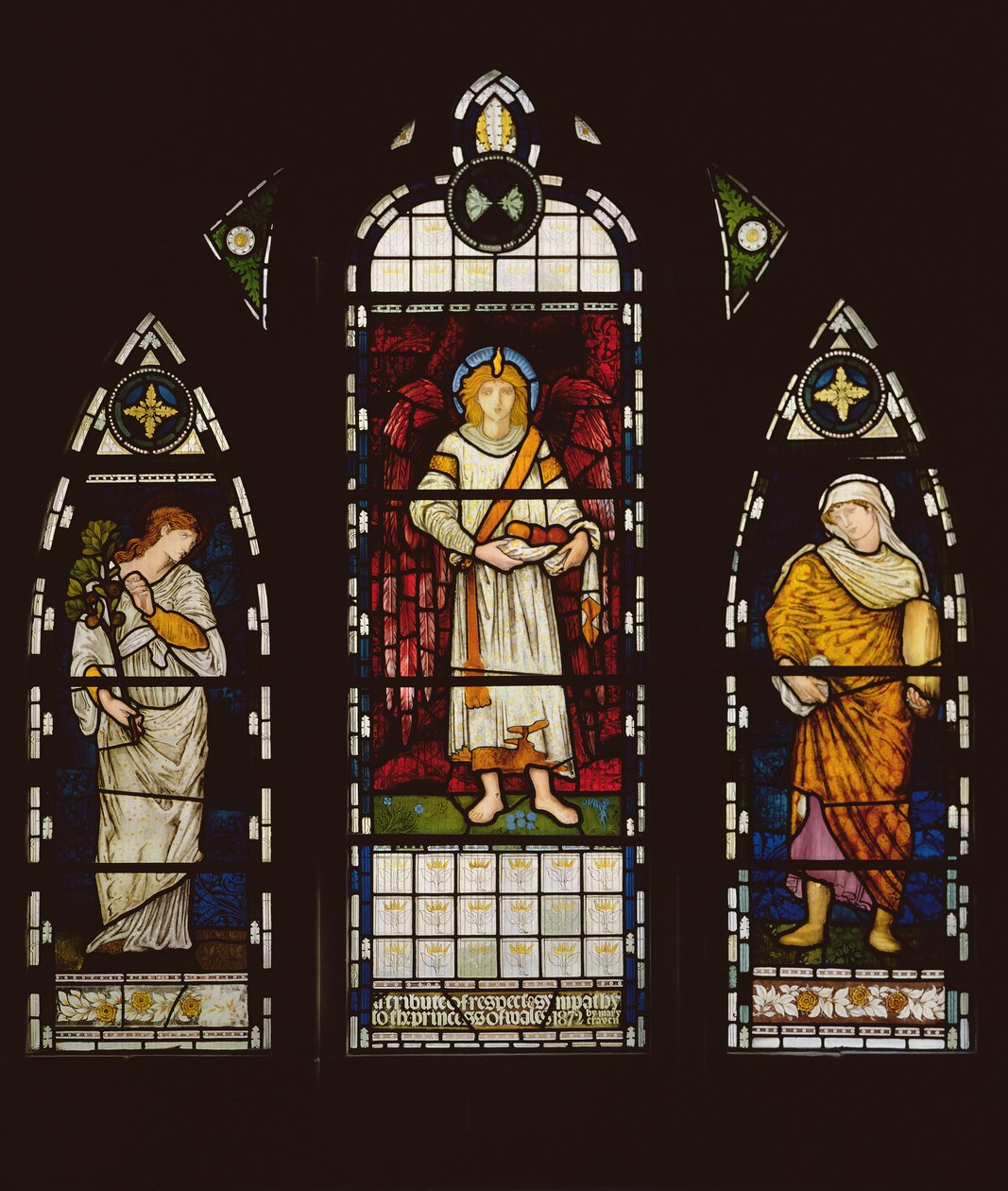 Huonekalut ja erilaiset esineet 1100- ja 1300-luvuilta tekijältä Edward Burne Jones