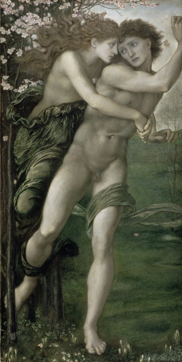 Phyllis ja Demophoon, 1870 tekijältä Edward Burne Jones