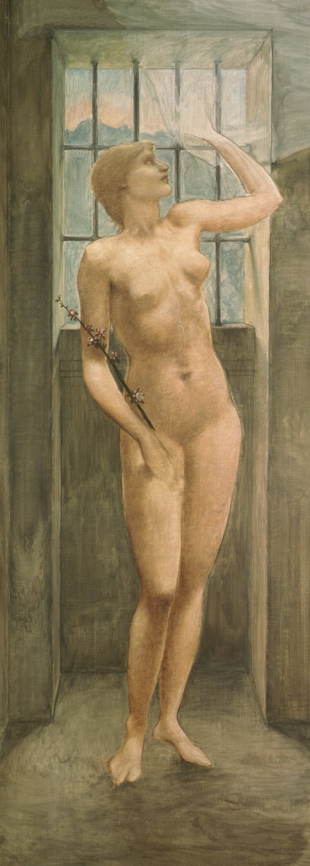 Spes, Hope in Prison, n. 1874 tekijältä Edward Burne Jones