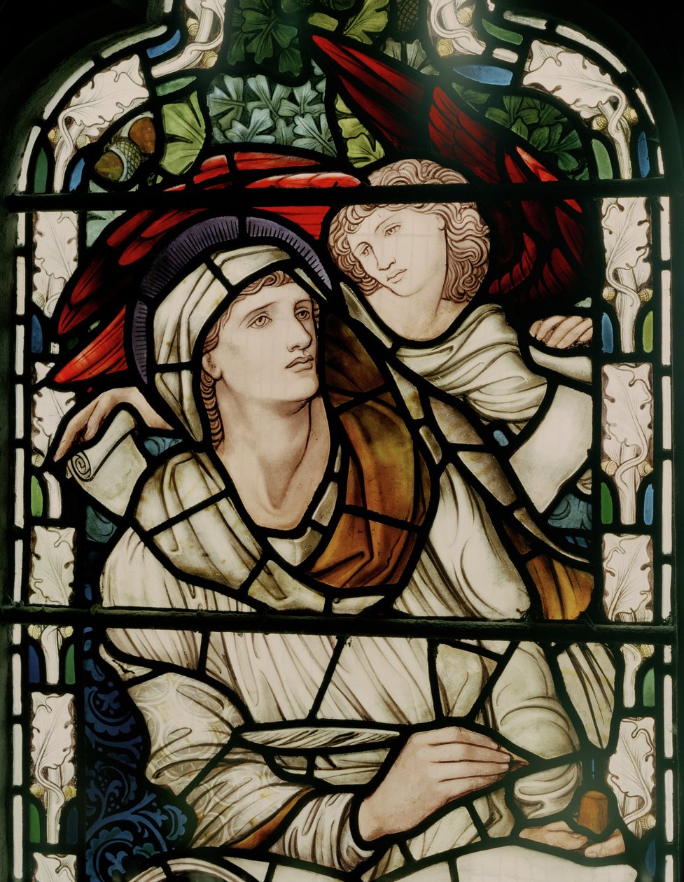 Pyhä Matteus, 1876 (lasimaalauksia) tekijältä Edward Burne Jones