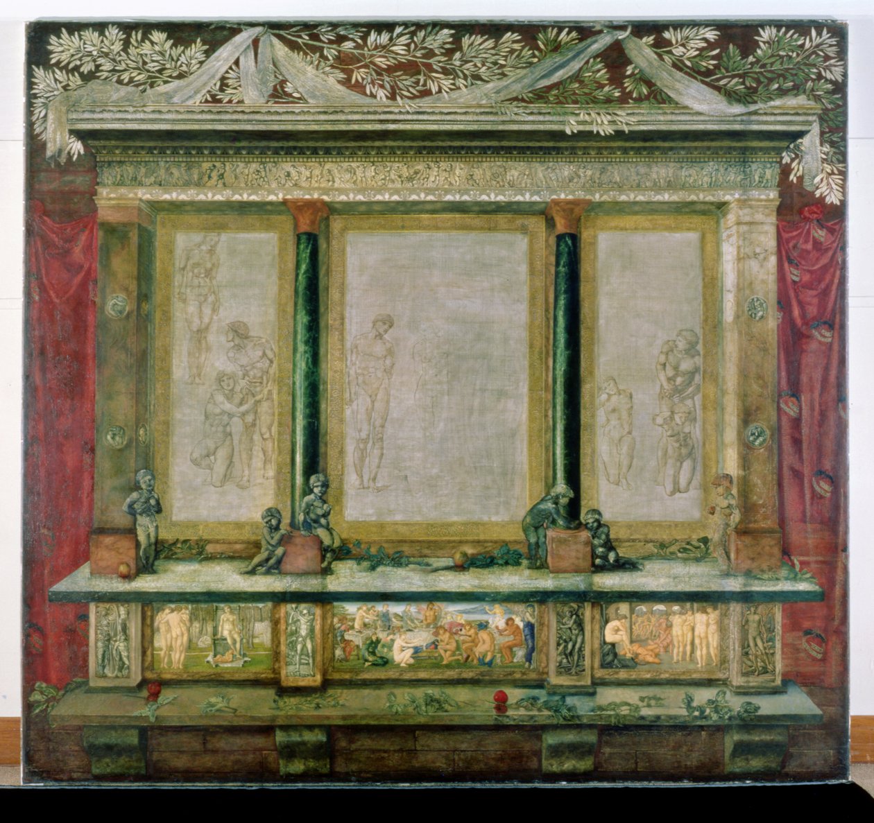 Troijan triptyykki, 1872-1898 tekijältä Edward Burne Jones