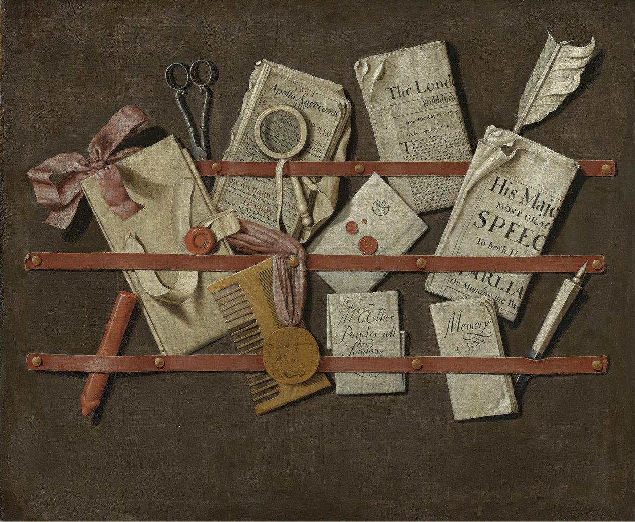 Trompe loeil, 1698 tekijältä Edward Collier
