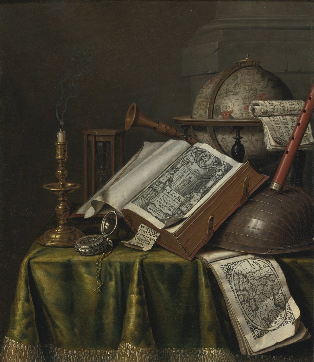 Vanitas asetelma tekijältä Edward Collier
