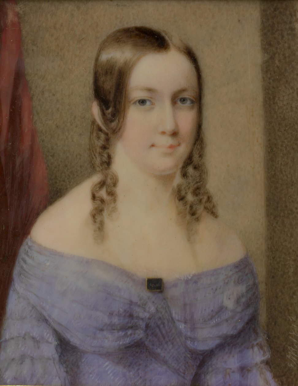Naisen muotokuva, 1842. tekijältä Edward Dalton Marchant