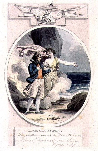 Sinun rauhoittava hymysi, (piirustus) tekijältä Edward Francis Burney