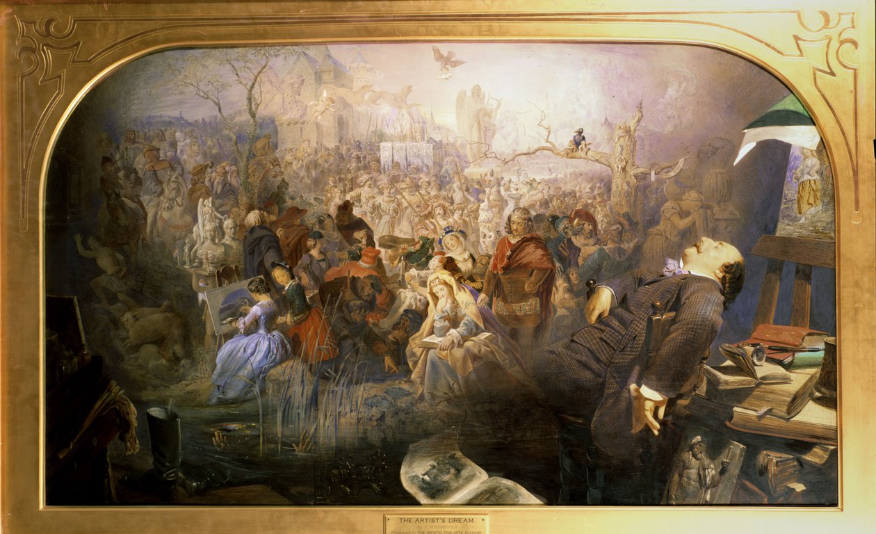 Taiteilijan unelma tekijältä Edward Henry Corbould