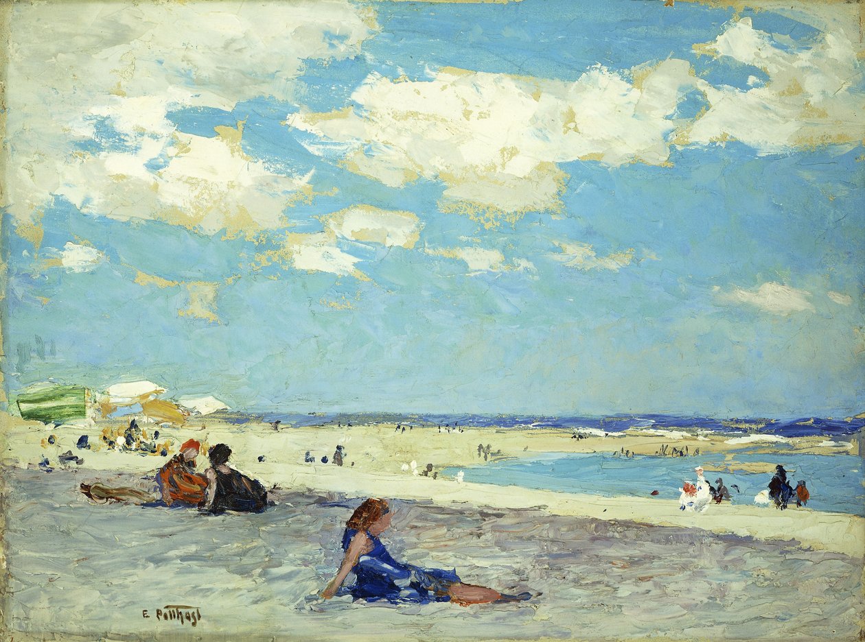 Pitkä ranta, tekijältä Edward Henry Potthast