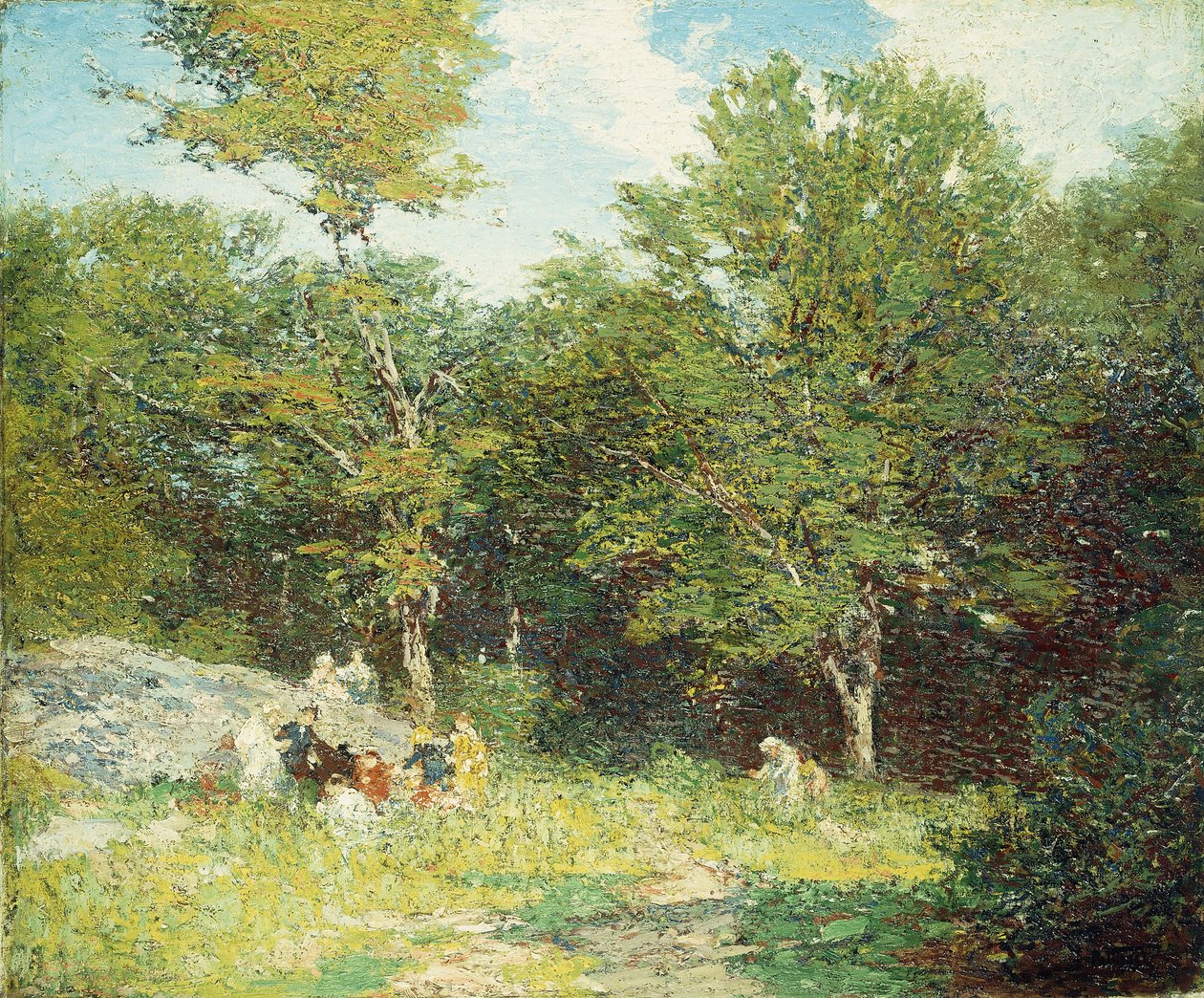 Kukkien poimiminen, tekijältä Edward Henry Potthast