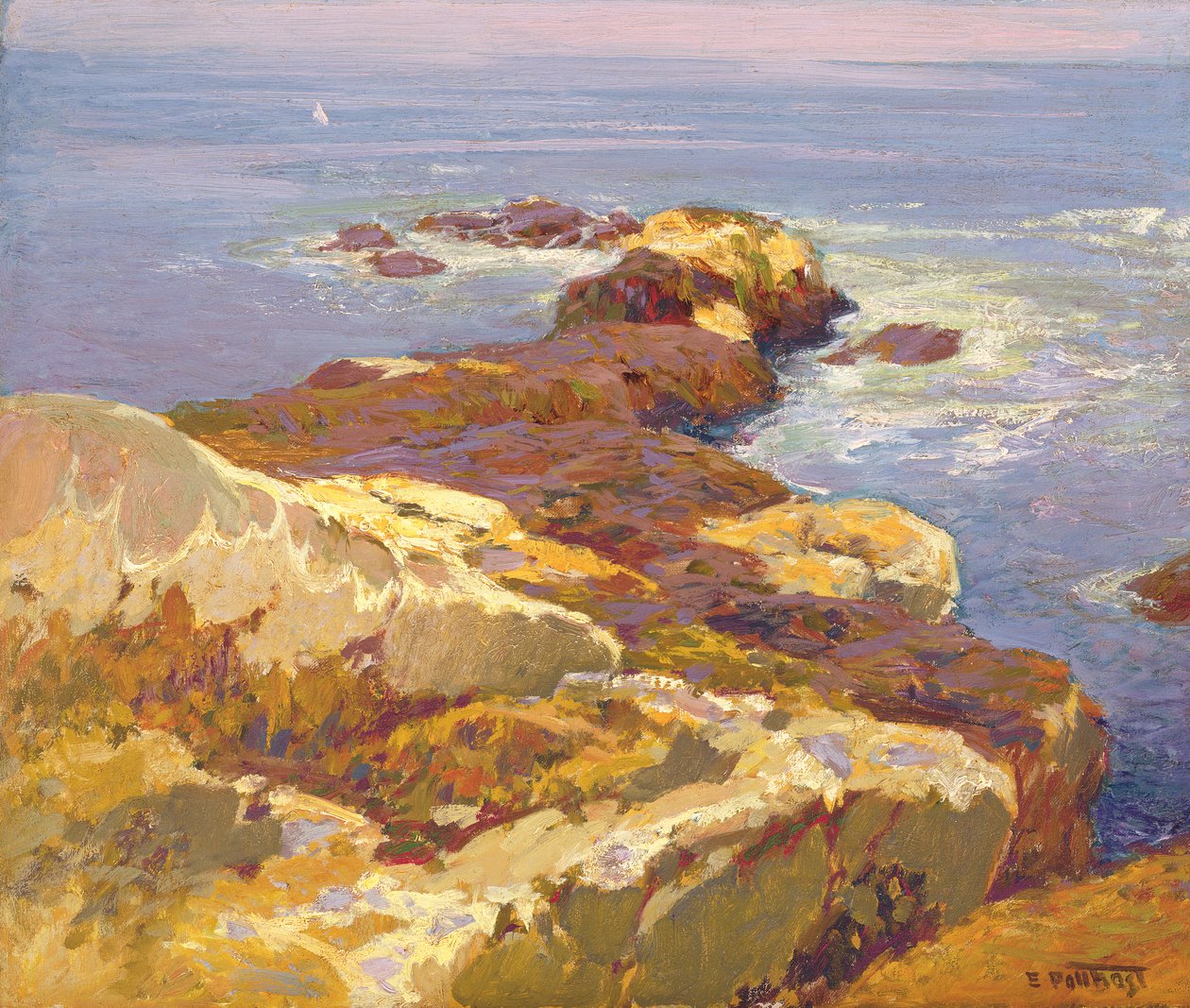 Kivet ja meri tekijältä Edward Henry Potthast