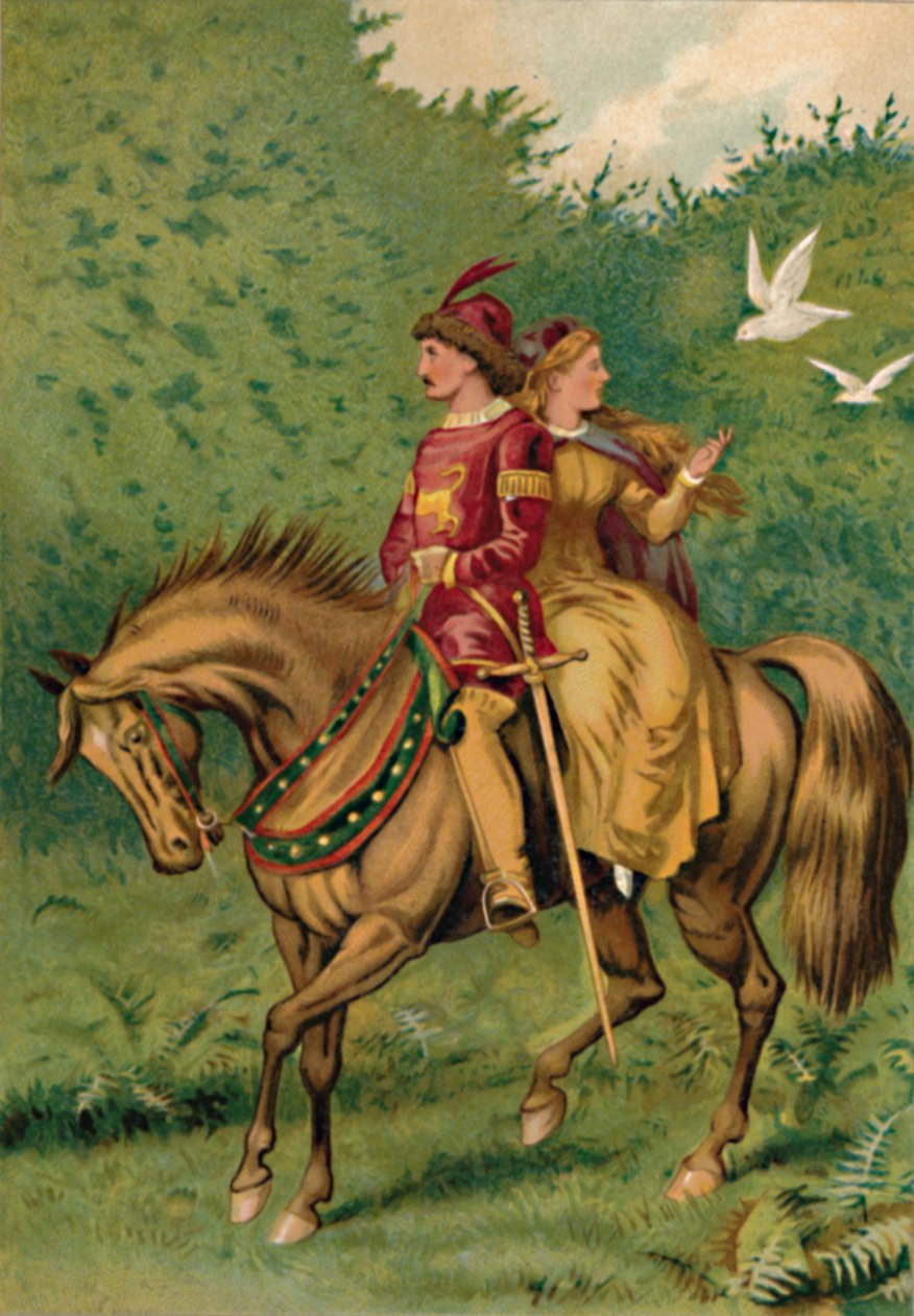 Tuhkimo ja prinssi, 1901 tekijältä Edward Henry Wehnert