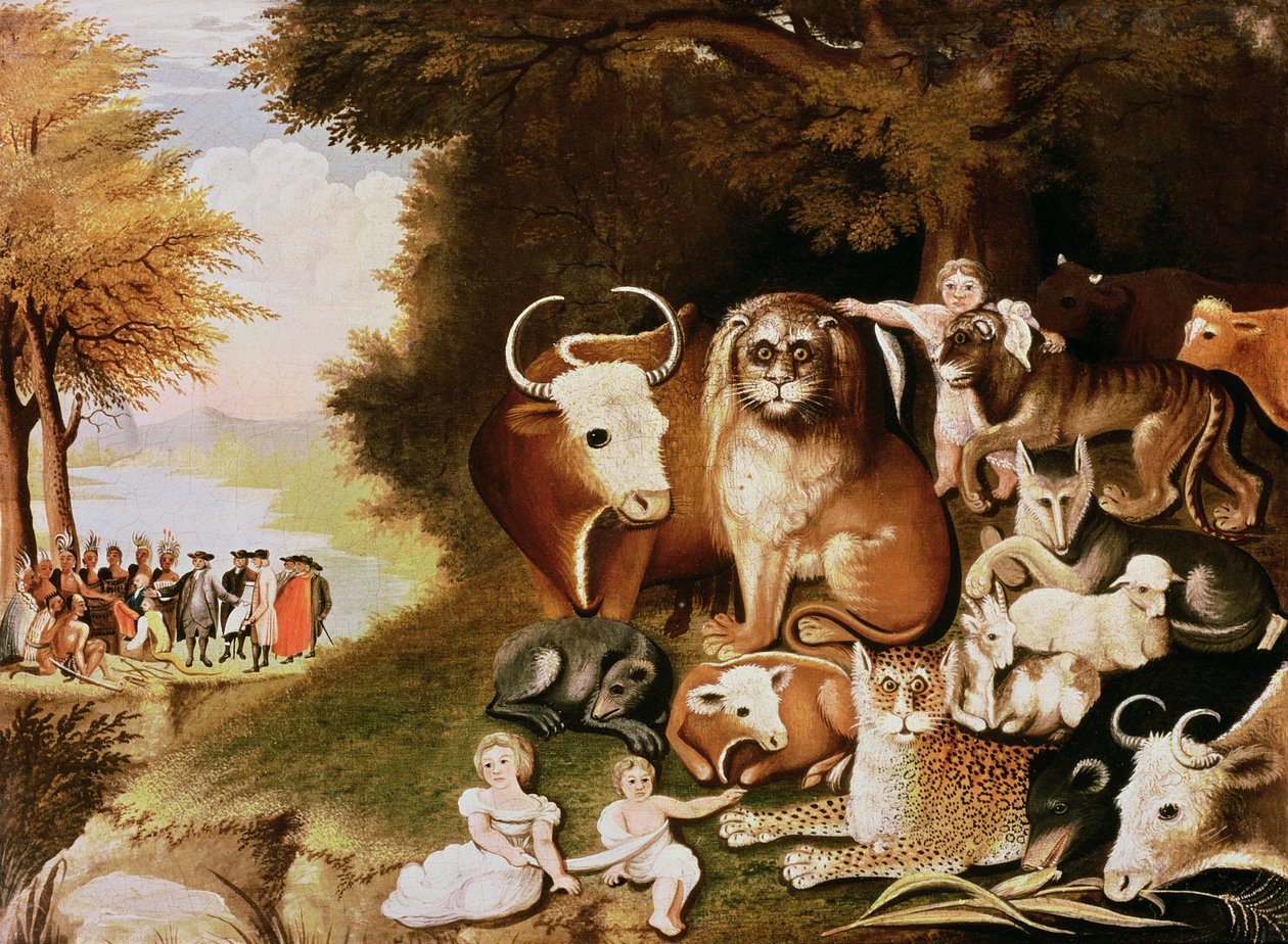 Rauhallinen kuningaskunta, 1832-34 (katso myös 84503) tekijältä Edward Hicks