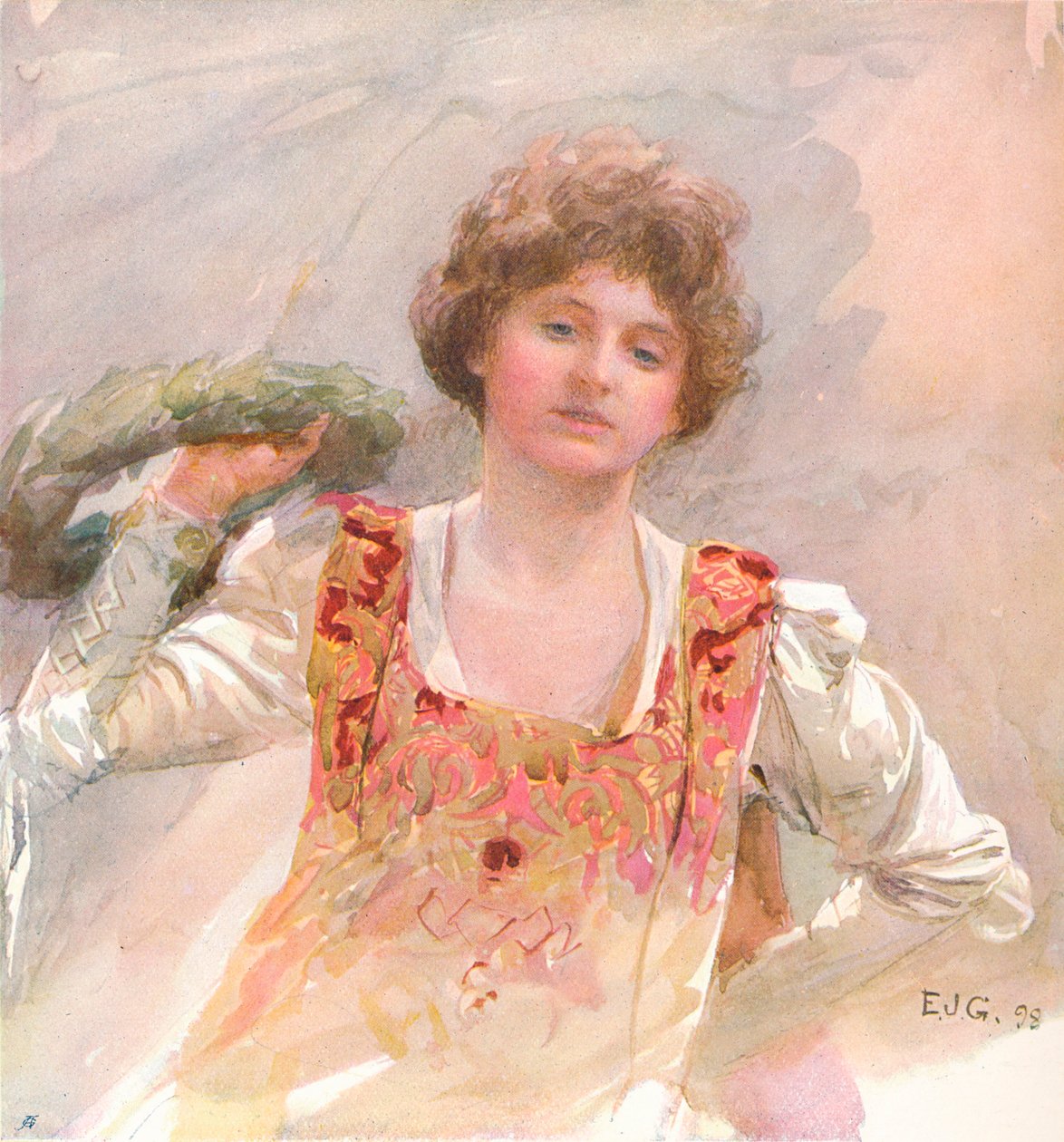 Syntymäpäivä, c1870-1906, 1906. tekijältä Edward John Gregory