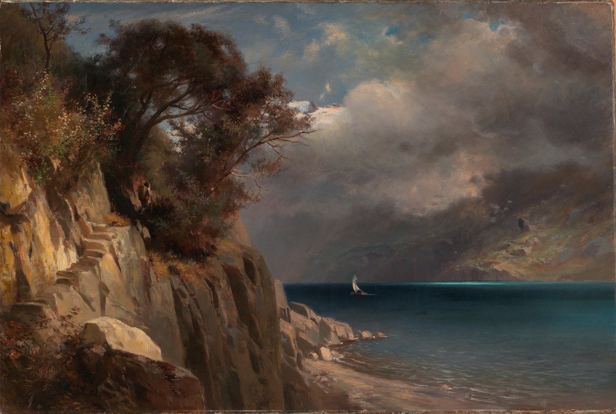 Lake Scene, 1875. tekijältä Edward L. Custer