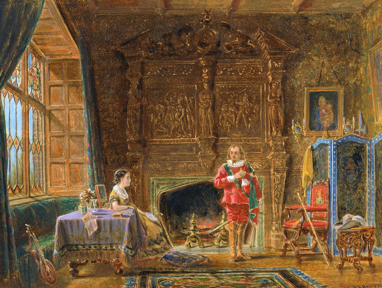 Sisustus, 1870. tekijältä Edward Lamson Henry