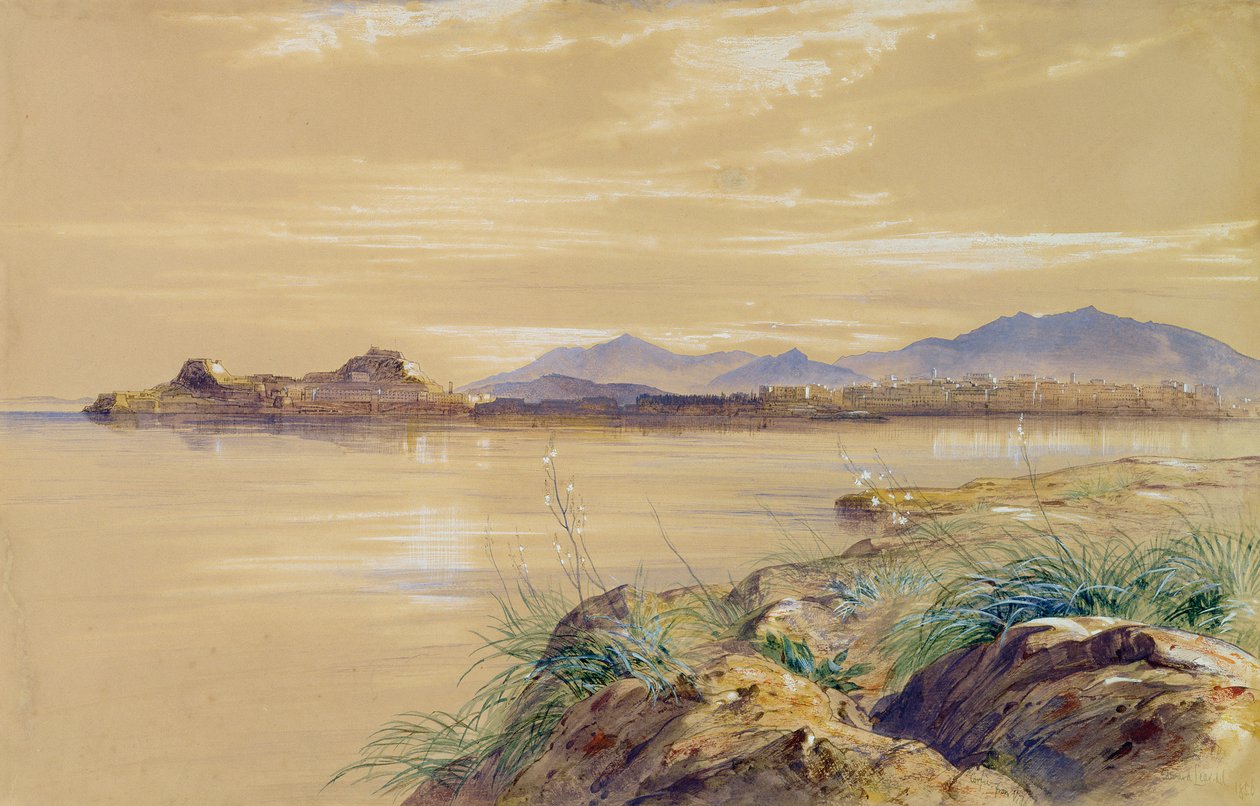 Huonekalut ja erilaiset esineet 1100- ja 1300-luvuilta tekijältä Edward Lear