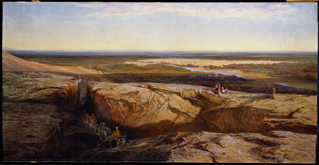 Damaskos, 1861 tekijältä Edward Lear