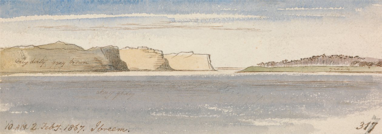 Ibreem, klo 10.00, 2. helmikuuta 1867 (317) tekijältä Edward Lear