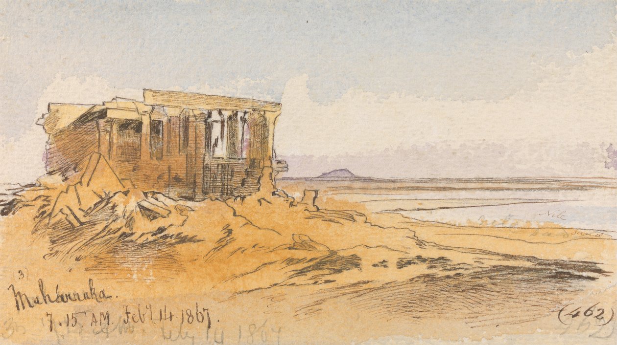Maharraka, klo 7:15, 14. helmikuuta 1867 (462) tekijältä Edward Lear