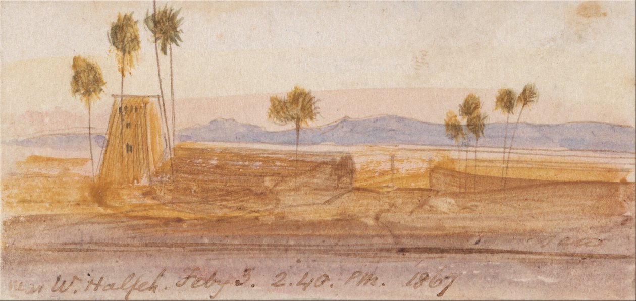 Lähellä Wady Halfeh tekijältä Edward Lear