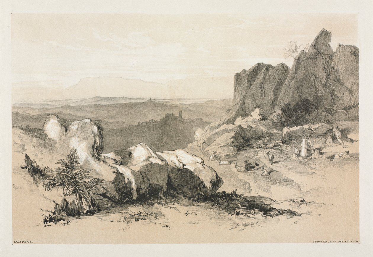 Olevano tekijältä Edward Lear