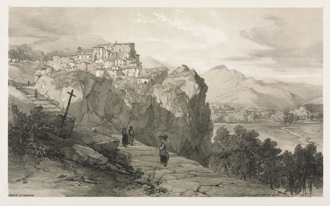 Rocca Giovane. tekijältä Edward Lear