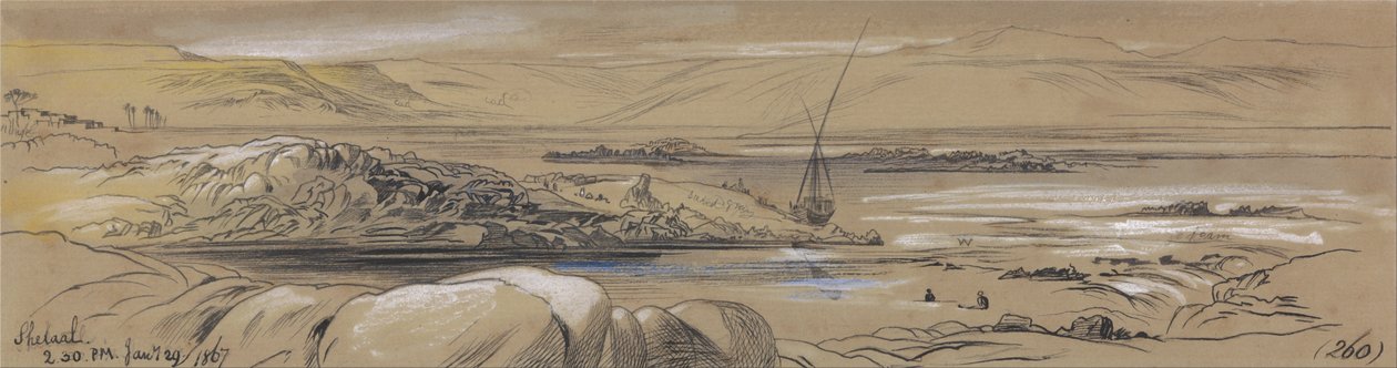 Shelaal, 2:30, 29. tammikuuta 1867 (260) tekijältä Edward Lear