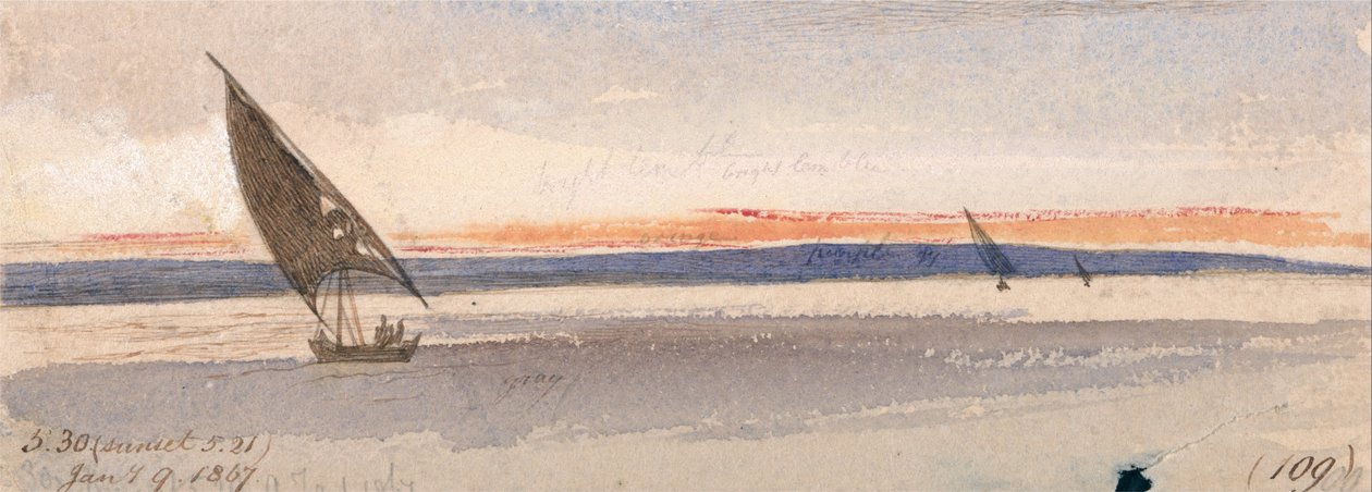 Auringonlasku tekijältä Edward Lear