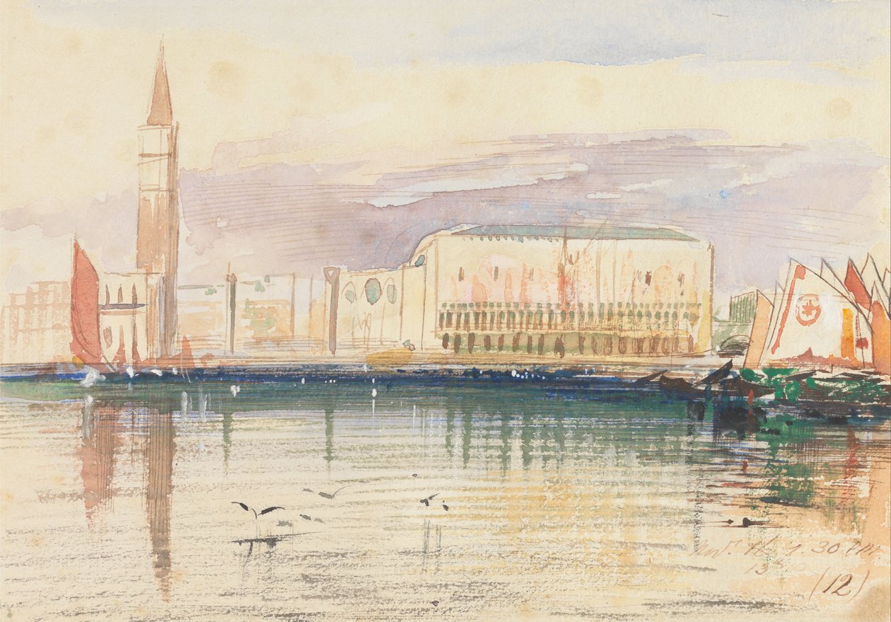 Venetsia, Dogen palatsi tekijältä Edward Lear