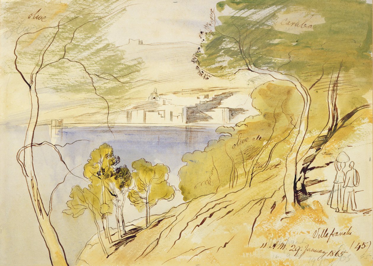 Villefranche tekijältä Edward Lear