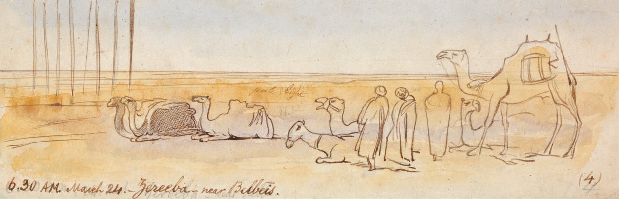 Zereeba, Belbeisin lähellä tekijältä Edward Lear