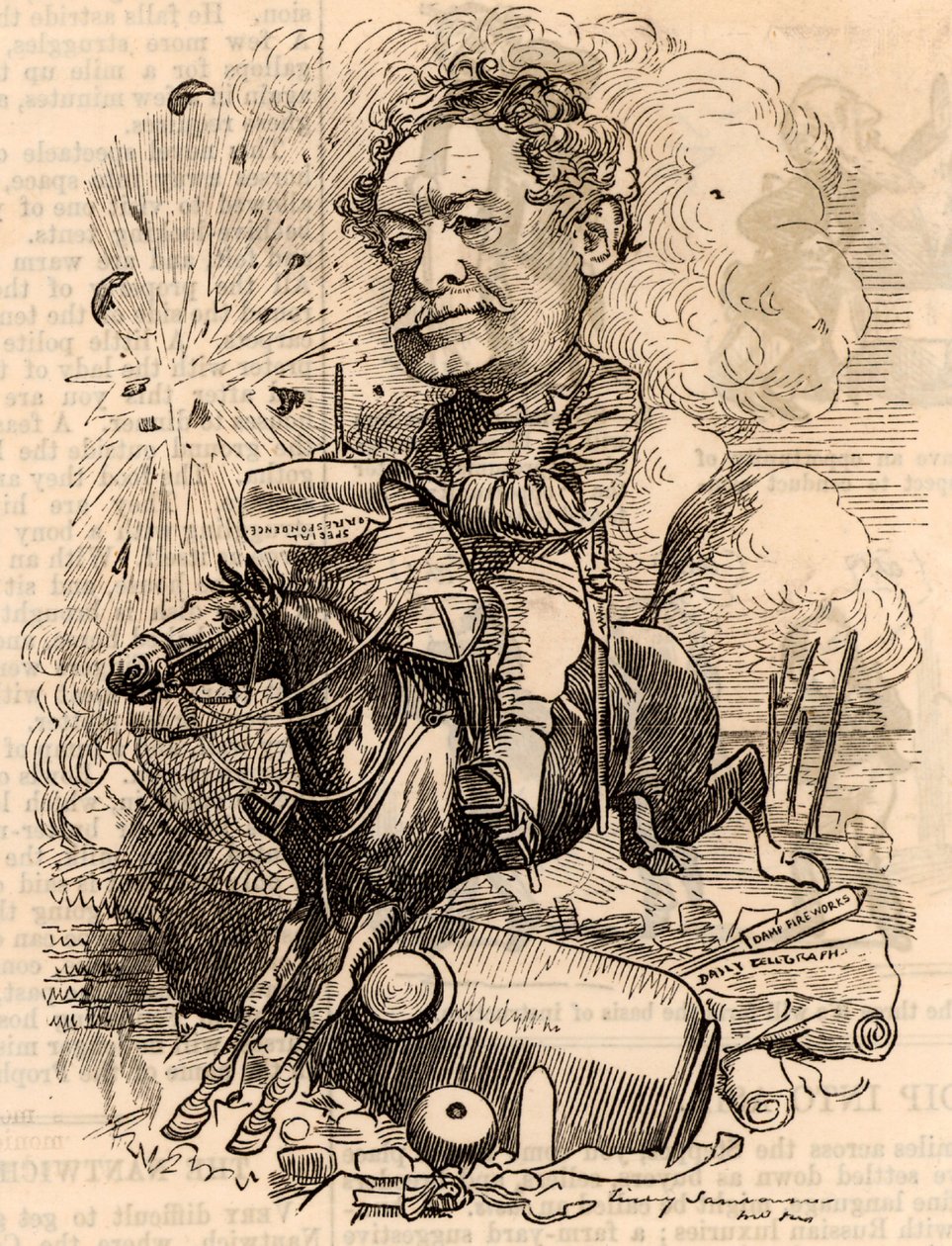 William Howard Russell (1821-1907) tekijältä Edward Linley Sambourne