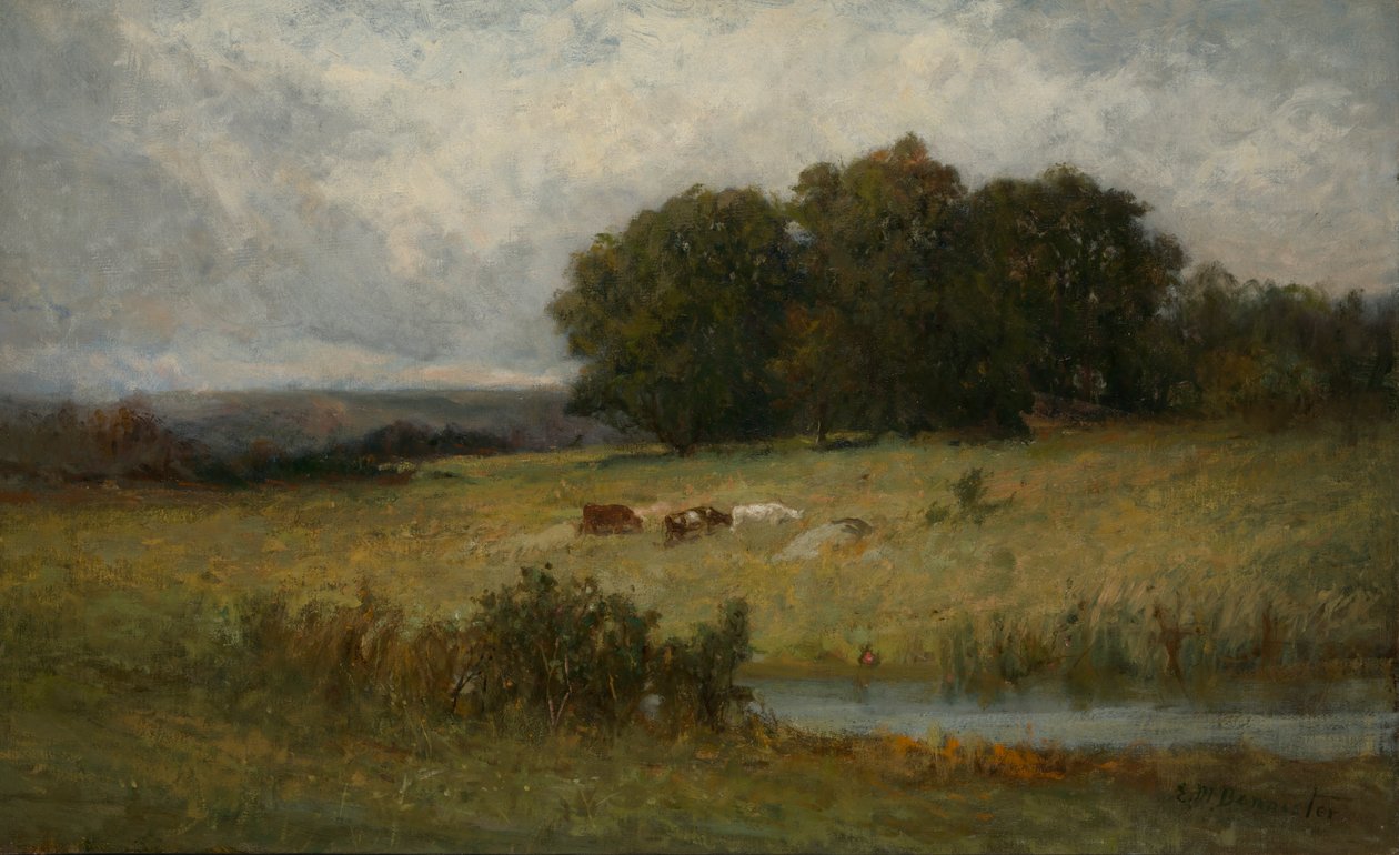 Kirkas kohtaus karjasta lähellä Streamia. tekijältä Edward Mitchell Bannister