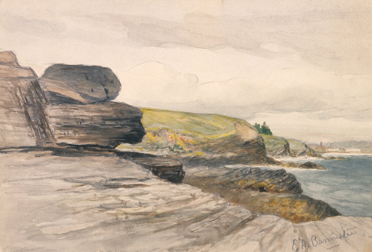 Newport Scene, n. 1880-1889. tekijältä Edward Mitchell Bannister