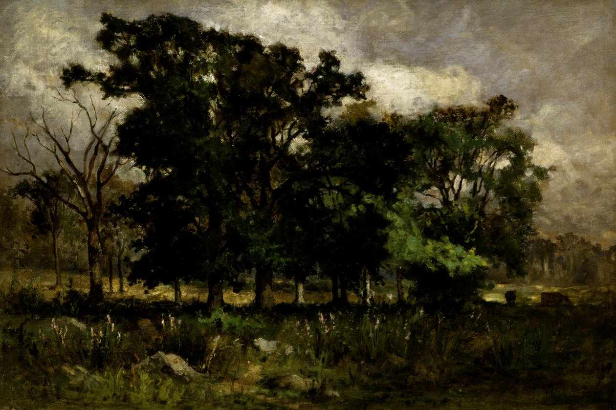Puumaisema, 1877. tekijältä Edward Mitchell Bannister