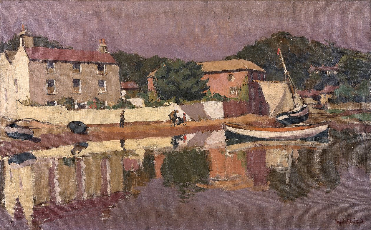 "The Strand, Laugharne", 1931 tekijältä Edward Morland Lewis