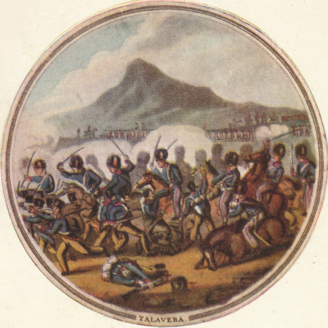 Talaveran taistelu, 1815, 1910 tekijältä Edward Orme