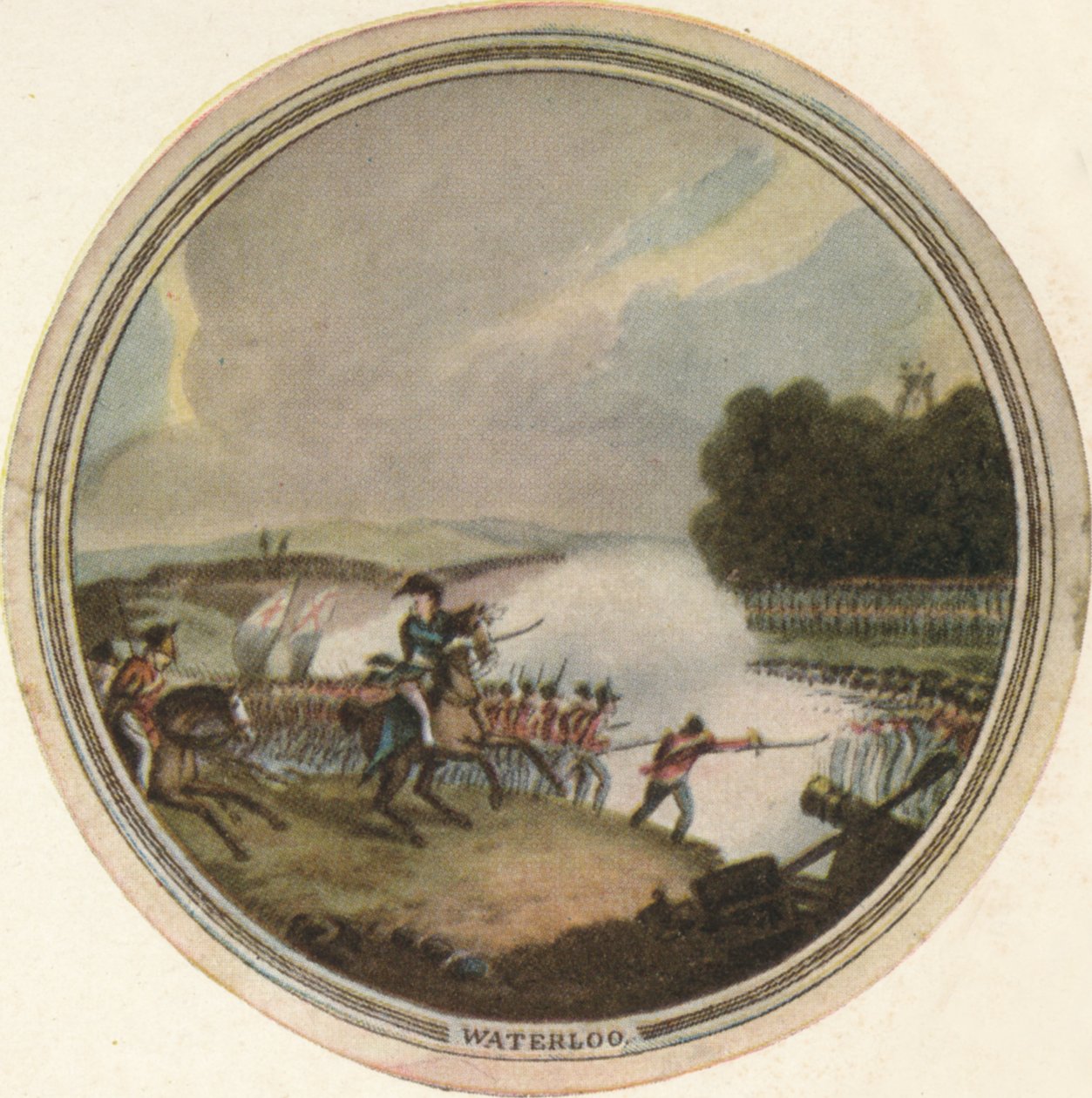 Waterloon taistelu, 1815, 1910 tekijältä Edward Orme