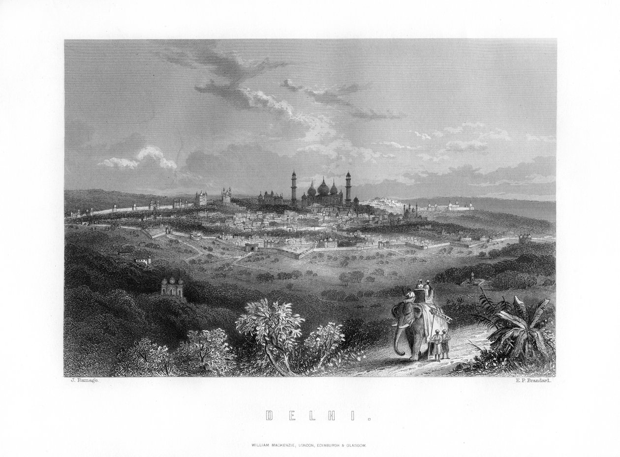 Delhi, Intia, 1893. tekijältä Edward Paxman Brandard