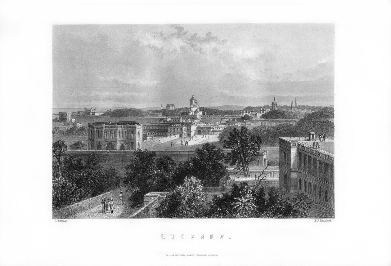 Lucknow, Intia, 1893. tekijältä Edward Paxman Brandard