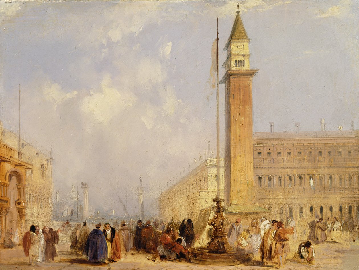 Piazzetta, Venetsia (öljy aluksella) tekijältä Edward Pritchett
